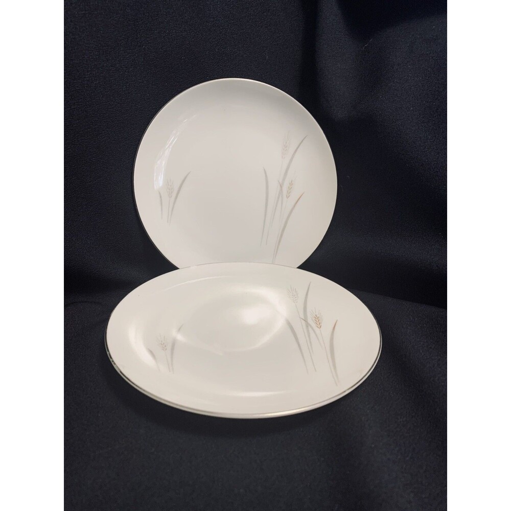 Platinum Wheat Fine China of Japan Bread Plate 6-3/8 Set of 2 by Max Schonfeld